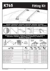 Yakima K765 Manual De Instrucciones