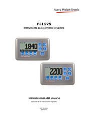 Avery Weigh-Tronix FLI 225 Instrucciones Del Usuario