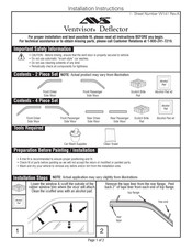 LUND AVS Ventvisor Instrucciones De Instalación