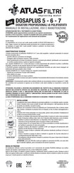 Atlas Filtri DOSAPLUS 7 Manual De Instrucciones