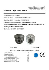 Velleman CAMTVI8W Manual Del Usuario