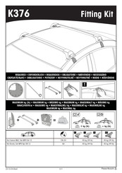 Yakima K376 Manual De Instrucciones