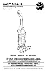 Hoover FloorMate SpinScrub Manual Del Usuario