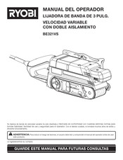 Ryobi BE321VS Manual Del Operador