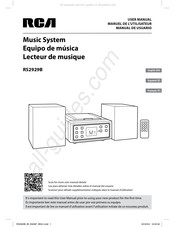 RCA RS2929B Manual De Usuario