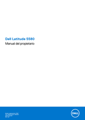 Dell Latitude 5580 Manual Del Propietário