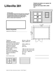 Luoman Lillevilla 281 Instrucciones De Montaje