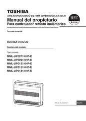 Toshiba MML-UP0121NHP-E Manual Del Propietário