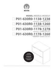 Bestar P01-631R0-1178-1260 Instrucciones De Ensamblaje