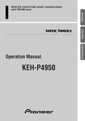 Pioneer SUPER TUNER III KEH-P4950 Manual Del Usuario