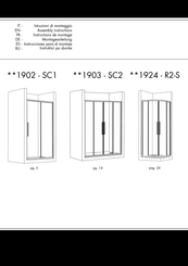 Relax 1902 - SC1 Serie Instrucciones De Montaje