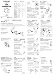 Honda EU30is Manual De Explicaciones