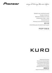 Pioneer KURO PDP-S65 Manual De Instrucciones