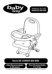 Baby way BW-808 Manual De Uso