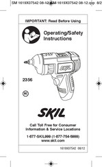 Skil 2356 Instrucciones De Funcionamiento Y Seguridad