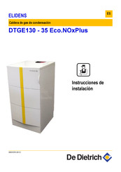 De Dietrich DTGE130 - 35 Eco.NOxPlus Instrucciones De Instalación