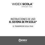 Widex SCOLA TALK Instrucciones De Uso