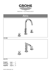 Grohe Atrio 20 069 Guia De Inicio Rapido