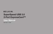 Belkin ExpressCard SuperSpeed USB 3.0 Manual Del Usuario