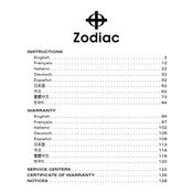 Zodiac STP1-11 Manual Del Usuario