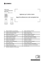 Lowara ATEX e-SV Manual De Instalación, Funcionamiento Y Mantenimiento