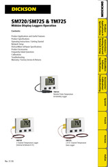 Dickson TM725 Manual Del Usuario