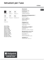 Hotpoint Ariston FZ 61 GP.1 /Y /HA Manual De Instrucciones