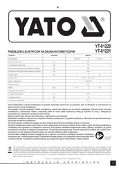 YATO YT-81220 Manual Original