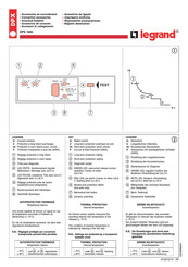 Legrand DPX 1600 Manual Del Usuario