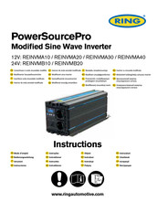 ring PowerSourcePro REINVMA10 Manual Del Usuario