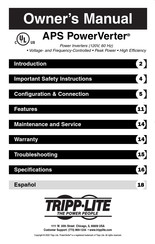 Tripp-Lite APS PowerVerter Manual Del Propietário