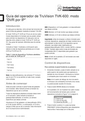 Interlogix TruVision TVK-600 Guía Del Operador