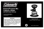 Coleman Propane Serie Instrucciones Para Su Uso