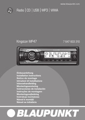 Blaupunkt 7 647 603 310 Instrucciones De Instalación