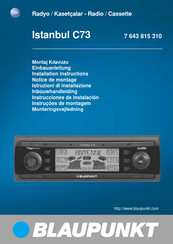 Blaupunkt Istanbul C73 Instrucciones De Instalación