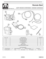 Mopar 82214097 Instrucciones De Montaje