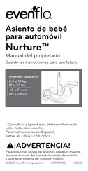 Evenflo Nurture Manual Del Propietário