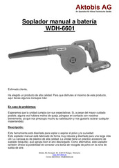 Aktobis WDH-6601 Instrucciones De Uso