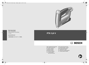 Bosch PTK 3,6 V Manual Original