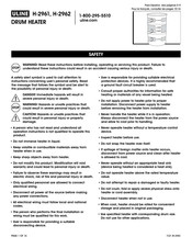 Uline H-2961 Manual Del Usuario