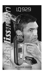 BaByliss for MEN E929YDE Manual Del Usuario