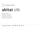 turbionaire abitat silk Manual De Instrucciones