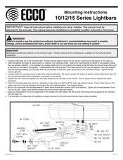 Ecco 12-80015-E Instrucciones Para El Montaje