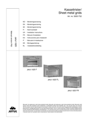 Jøtul 50051752 Instrucciones Para Instalación