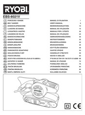 Ryobi EBS-8021V Manual De Utilización