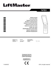 LiftMaster 747EV Manual Del Usuario