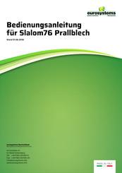 Eurosystems Slalom 76 Manual Del Usuario