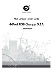 Conceptronic CUSBPWR51A Guía Rápida En Varios Idiomas