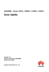 Huawei Technologies SUN2000 75KTL Serie Guía Rápida