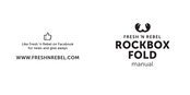 FRESH'N REBEL ROCKBOX FOLD Manual De Instrucciones